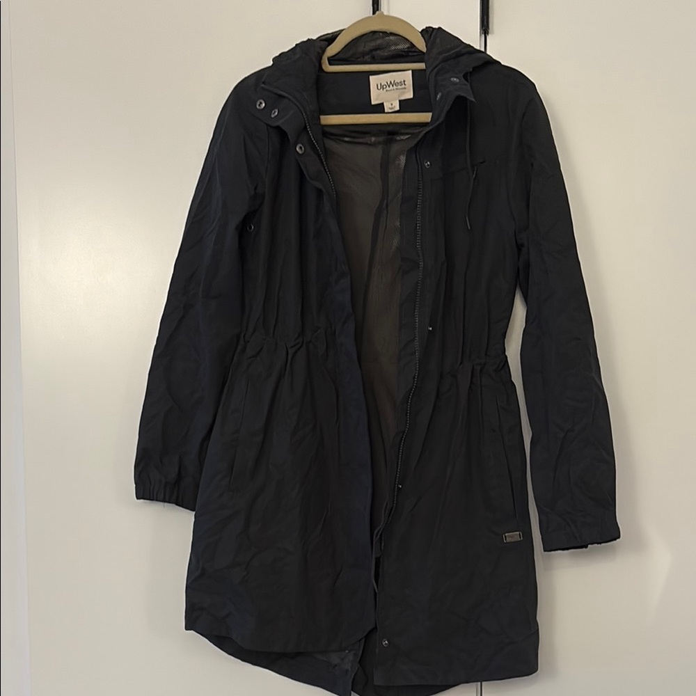 UpWest Black Packable Utility/Rain Jacket